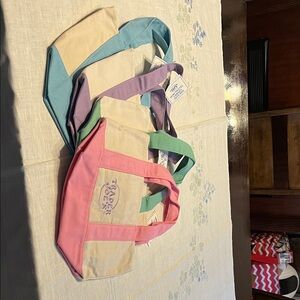 Trader Joe’s Pastel Canvas Tote Bags